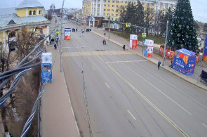 Cathedral Street. Ausstrahlung in Richtung Rjasan-Kreml. Webcams Rjasan online