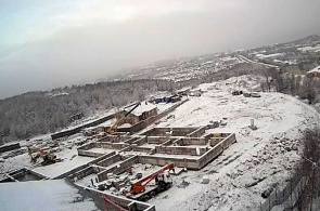 Bau des Kindergartens in Severomorsk Webcam online