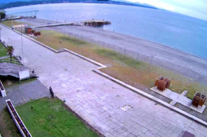 Die Uferpromenade der Stadt. Pitsunda Webcams online