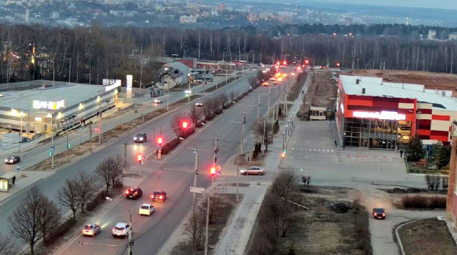 Straße von General Popov. Webcams Kaluga online