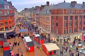 Blick auf den Place de l'Hotel de Ville. Webcams Amiens