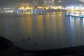 Panoramablick auf den Strand von Almadraba. Valencia-Webcams
