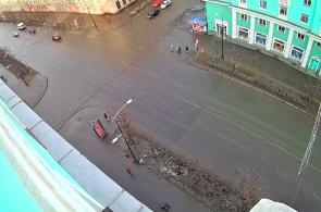 Lenin-Allee. Murmansk Webcam online