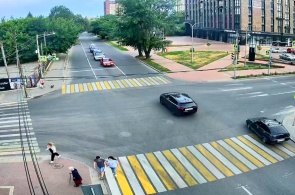 Kreuzung der Straßen Chapaev - Proletarskaya. Webcams Rjasan