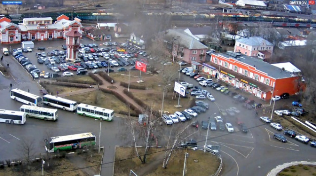 Bushaltestelle. Dmitrov Webcams online