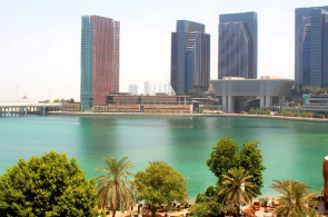 Panorama vom Hotel Le Meridien Abu Dhabi. Abu Dhabi Webcams online