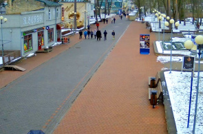 Jomas Street. Jurmala Webcam online. Blick vom Cafe 53