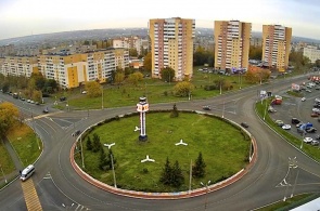 Die Kreuzung der 70-jährigen Oktoberpromenade und der Kosarev-Straße. Webcams von Saransk