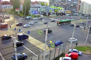 Kreuzung der Straßen Frunze und 9. April. Webcams Kaliningrad
