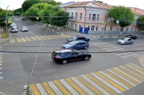 Kreuzung der Straßen Gorki - Svoboda. Webcams Rjasan