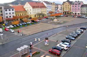 Masaryk-Platz. Webcams Decin online