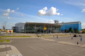Der Flughafen. Webcams Chabarowsk online